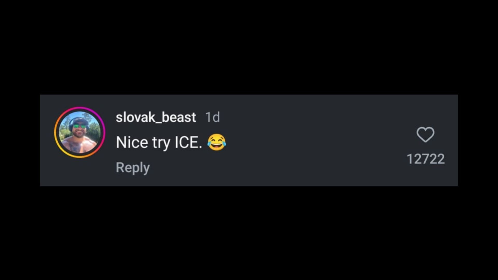 A user reacts (Image via Instagram/pubity)